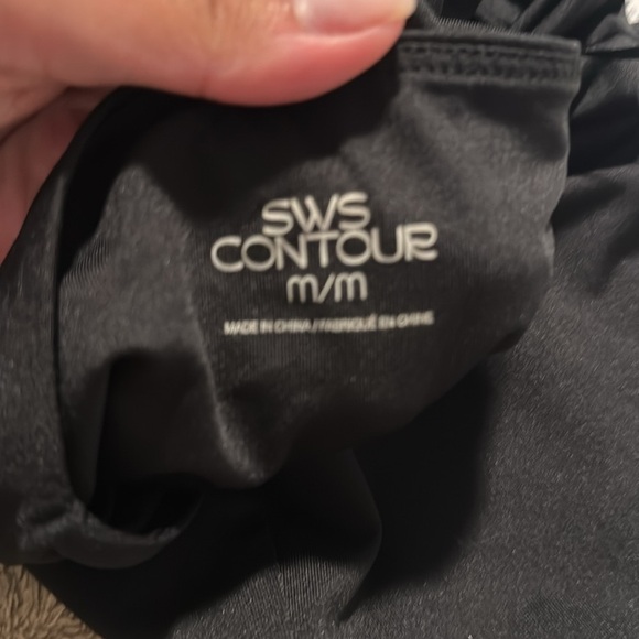 Black Puff Sleeve Square Neck Blouse - Picture 3 of 3